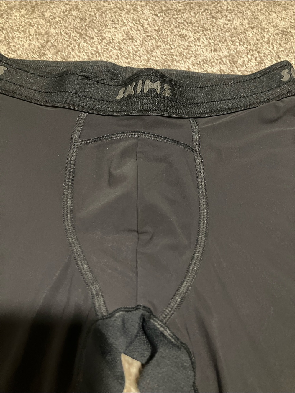 SKIMS MEN’S FLEX 7” BOXER BRIEFS IN OBSIDIAN COLOR SIZE S - Picture 2 of 8